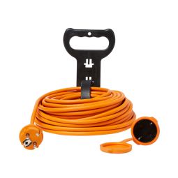 EXTENSÃO DE CABO DIALL H05VV-F LARANJA 3 X 1,5 MM² 20 M COM TAPA