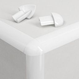 ACABAMENTO DE MOLDURA 12,5 mm BRANCO 6 UNIDADES