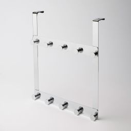 Cabide duplo de porta rail "koros"