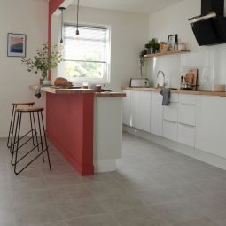 Pavimento cerâmico mármore branco 33x33cm C1 Ideal