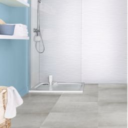 Pavimento porcelânico retificado cimento cinzento 60x60cm Lisa