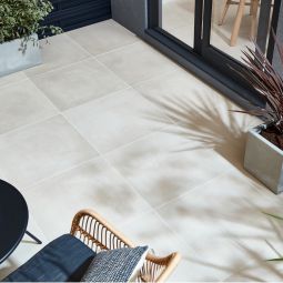 Pavimento porcelânico retificado cimento greige 60x60cm Smooth