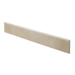 Rodapé smooth greige 8x60cm