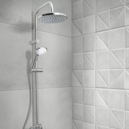 Pavimento porcelânico retificado cimento cinzento 30x60cm Lisa