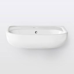 Lavatório de porcelana cavally 56x40 cm