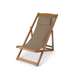 Cadeira de jardim dobrável 104x87x60cm feita de madeira Louga GoodHome