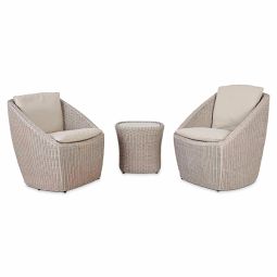 Conjunto de jardim de poliratano para 2 pessoas Pilares