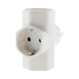 ADAPTADOR 3 TOMADAS BRANCO