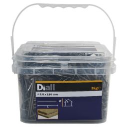 CAIXA 5 KG PREGOS DE CABEÇA PLANA 3,5x80 MM