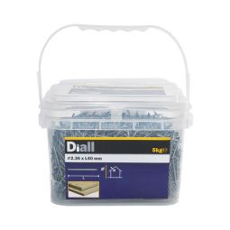 Prego sem cabeça 2,36 x 40 mm Diall 5 kg