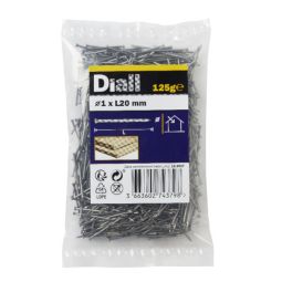 PACOTE DE PREGOS PARA PLACAS DE MADEIRA 1x20 MM 125G