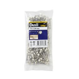 Prego com cabeça de náilon 2 x 30 mm Diall 125 g