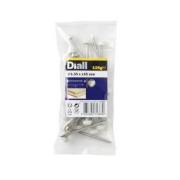 Prego com cabeça de náilon 3,35 x 65 mm Diall 125 g