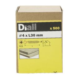 500 PARAFUSOS DE AÇO PARA MADEIRA 4x30 MM