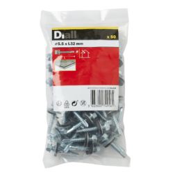 50 PARAFUSOS PARA TETOS DE AÇO 5,5x32 MM