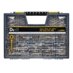 JOGO DE PARAFUSOS PARA MADEIRA DIALL 2000 UDS