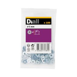 Anilha larga M3 Diall 100 unidades
