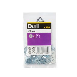 Anilha larga M4 Diall 100 unidades