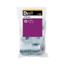 Anilha larga M18 Diall 50 unidades