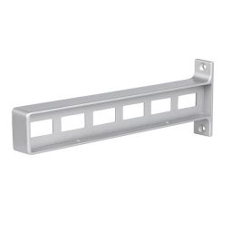 Conector para prateleira flutuante Cusko Form cinza 25,8 x 2,75 x 9,2 cm.