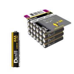 PACK 24 PILHAS ALCALINAS AAA DIALL