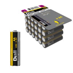 PACK 24 PILHAS ALCALINAS AA DIALL