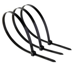 ABRAÇADEIRAS 9 X 450 mm DIALL PRETAS 25 UNIDADES