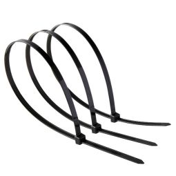 ABRAÇADEIRAS 9 X 550 mm DIALL PRETAS 25 UNIDADES