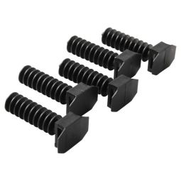 Base de fixação parafuso para abraçadeiras 9 x 160 mm Diall preta 25 unidades