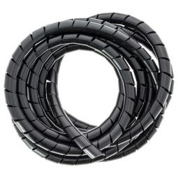TUBO ORGANIZADOR DE CABOS 2,5 m PRETO