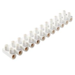 RÉGUA DE CONEXÕES DE 12 POLOS ATÉ 16 MM² BRANCA
