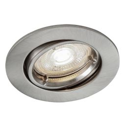 ENCASTRAVEL LED "Caius" 4,9 W REDONDO CROMADO ESCOVADO
