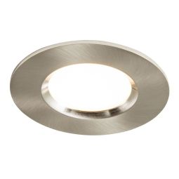 ENCASTRAVEL LED Etana" 5,5 W REDONDO CROMADO ESCOVADO