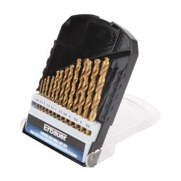 Conjunto 13 brocas hss titanio erbauer