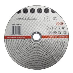 5 discos corte para pedra 230 x 2,5 mm