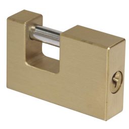 CADEADO LATÃO RECTANGULAR 60mm S&L
