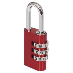 CADEADO ALUMINIO COR 30mm S&L C/COMBINAÇÃO