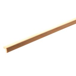 Ângulo de pinho arredondado natural 240 x 1,3 x 1,3 cm