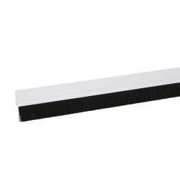 CALAFETAGEM ADESIVA PVC SOB PORTA COM ESCOVA CASTANHO 25 mm x 1 m