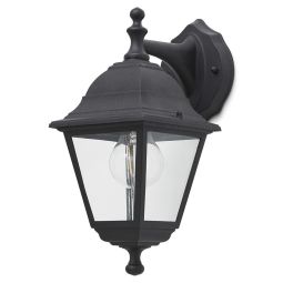 APLIQUE DE PAREDE EXTERIOR NEGRO "Varennes"