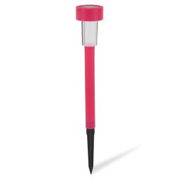 BALIZA SOLAR LED ROSA IP44
