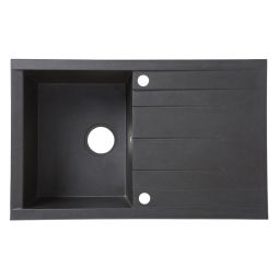 Lava-loiça de resina Ising 1 cuba + escorredor 80x50cm