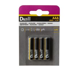 4 PILHAS ALCALINAS AAA DIALL