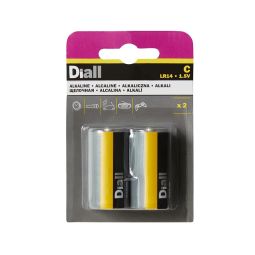 2 PILHAS ALCALINAS LR14 DIALL