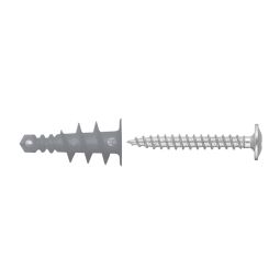 PACK 25 BUCHAS AUTOPERFURANTES COM PARAFUSO DIALL COMP. 37 mm