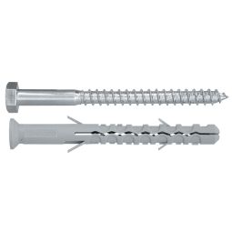 PACK 6 BUCHAS LONGAS COM PARAFUSOS HEXAGONAIS DIALL 10 X 100 mm