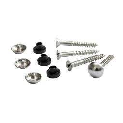 Kit de fixação para espelhos 4 unidades Diall 35 x Ø 4 mm