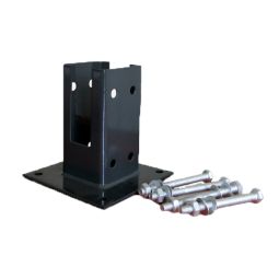 Base para poste "neva" 7 x 7 cm cinza Goodhome