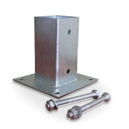 Suporte para poste para aparafusar 9 x 9 cm Blooma