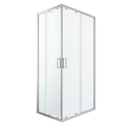 Resguardo de duche retangular transparente Beloya 195x70x100cm